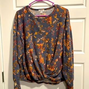 Womens Foral Sweater